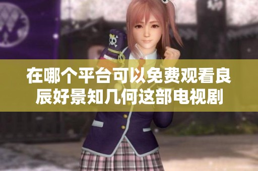 在哪个平台可以免费观看良辰好景知几何这部电视剧