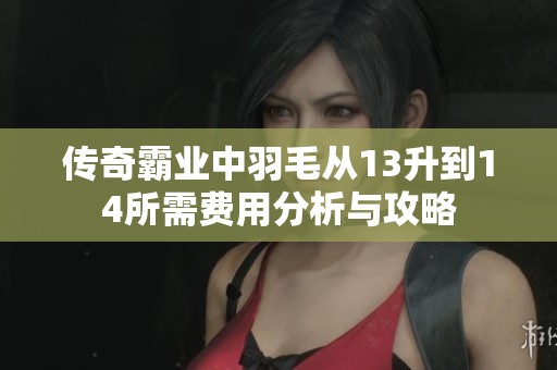 传奇霸业中羽毛从13升到14所需费用分析与攻略
