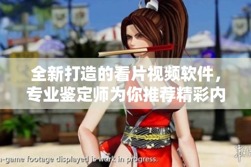 全新打造的看片视频软件，专业鉴定师为你推荐精彩内容