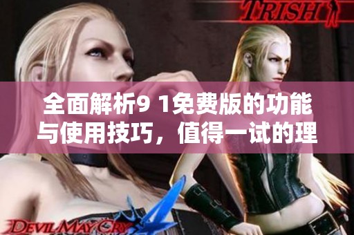 全面解析9 1免费版的功能与使用技巧，值得一试的理由