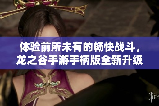 体验前所未有的畅快战斗，龙之谷手游手柄版全新升级上线