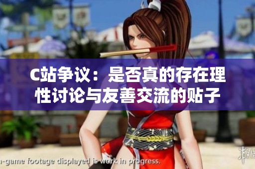 C站争议：是否真的存在理性讨论与友善交流的贴子
