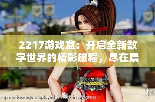 2217游戏盒：开启全新数字世界的精彩旅程，尽在晨铭手游网