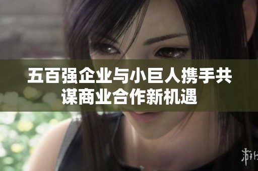 五百强企业与小巨人携手共谋商业合作新机遇