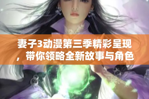 妻子3动漫第三季精彩呈现，带你领略全新故事与角色发展