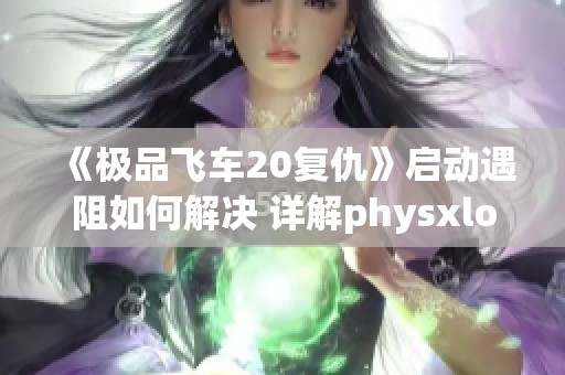 《极品飞车20复仇》启动遇阻如何解决 详解physxlo重写方案
