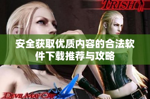 安全获取优质内容的合法软件下载推荐与攻略