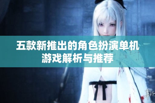 五款新推出的角色扮演单机游戏解析与推荐