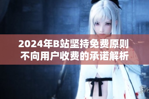 2024年B站坚持免费原则 不向用户收费的承诺解析