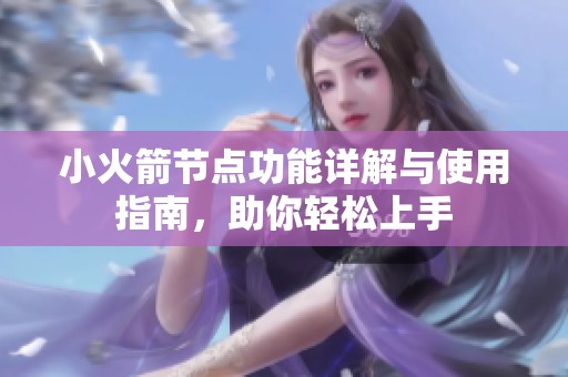 小火箭节点功能详解与使用指南，助你轻松上手