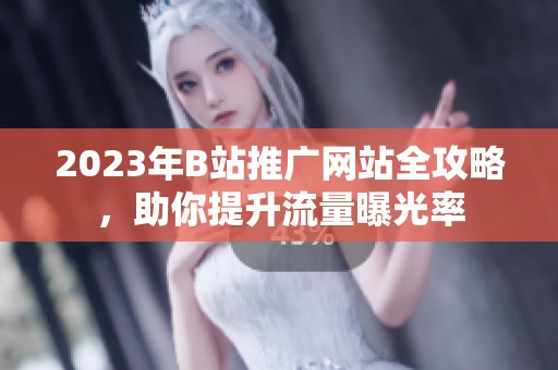 2023年B站推广网站全攻略，助你提升流量曝光率